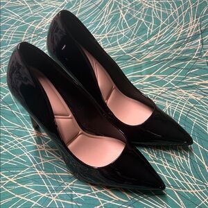 Aldo Shiny Black Pumps